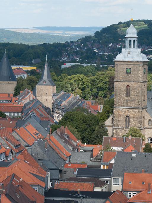 Blick auf die Sankt-Stephani-Kirche in Goslar. 