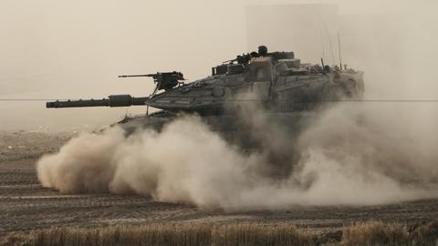 Ein israelischer Panzer