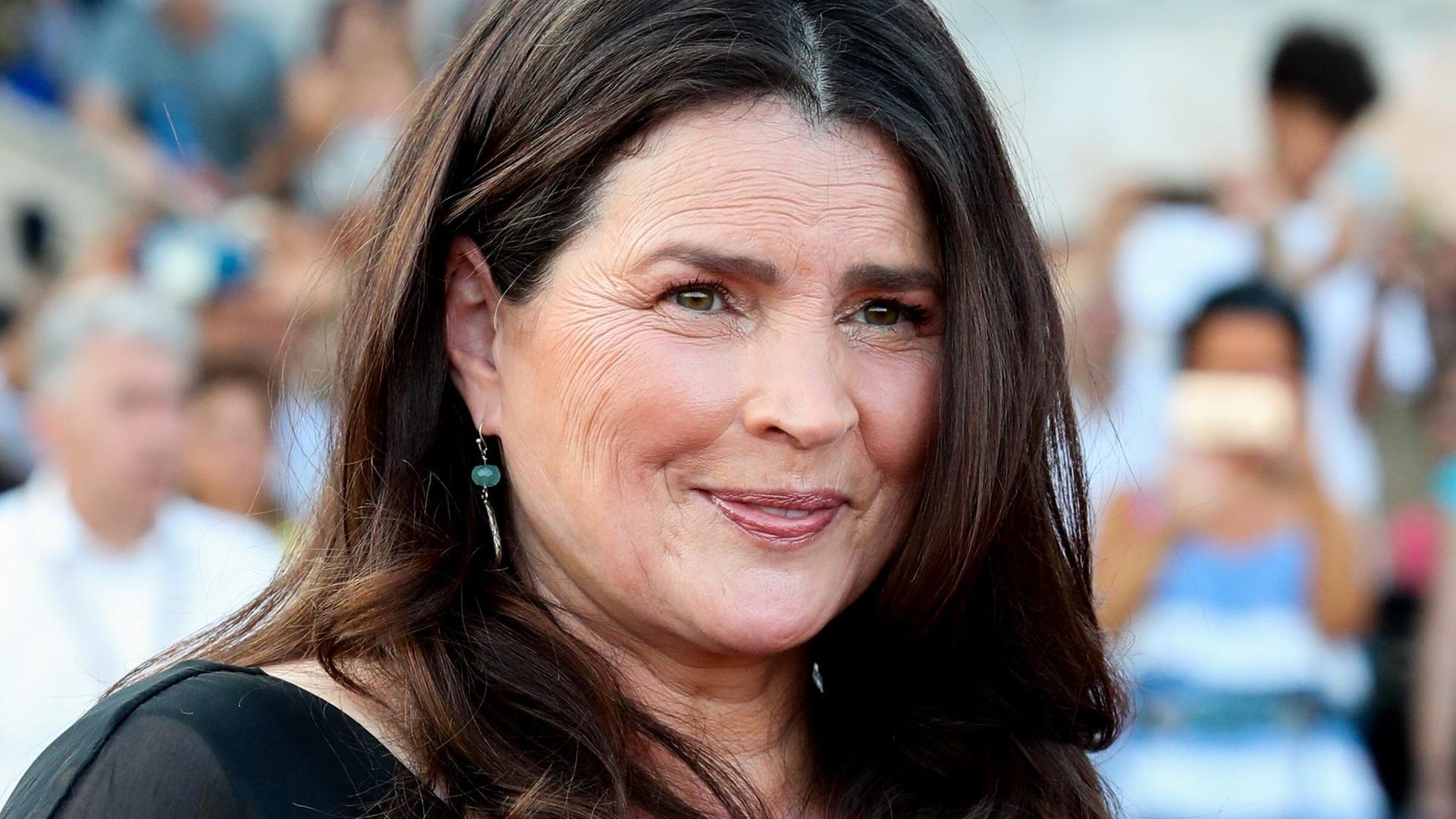 Julia Ormond bei einem Filmfest im italienischen Taormina 2019. Julia Ormond bei einem Filmfest im italienischen Taormina 2019.