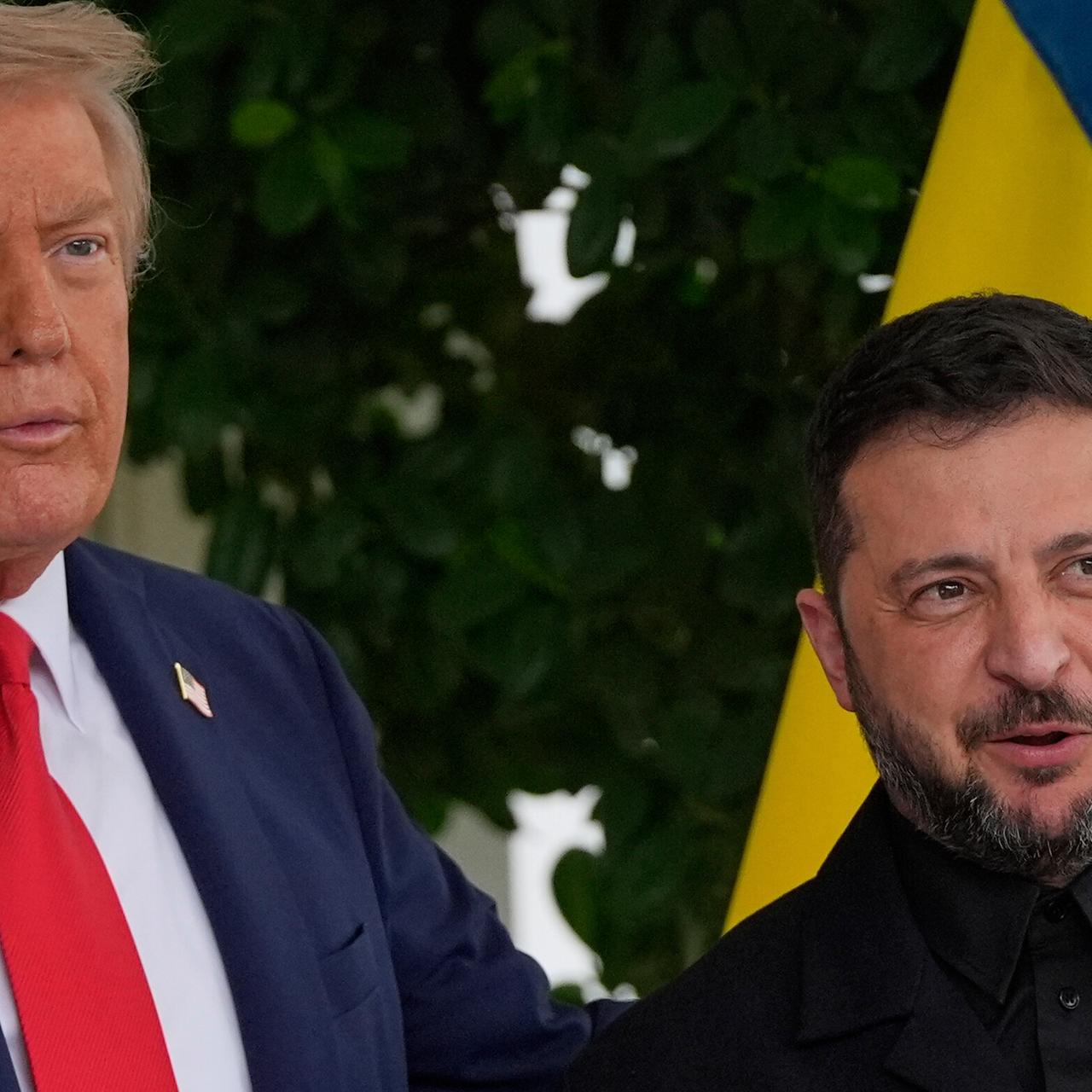 Ukraine-Krieg - Selenskyj will mit Trump am Freitag über Marschflugkörper verhandeln