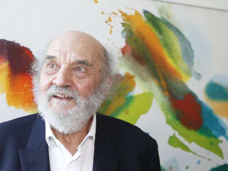 Wolfgang Hollegha, einer der renommiertesten Vertreter der abstrakten Malerei in Österreich