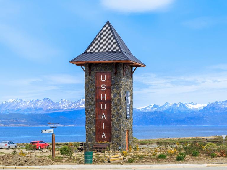 Ushuaia ist die südlichste Stadt Argentiniens und liegt am Beagle-Kanal.