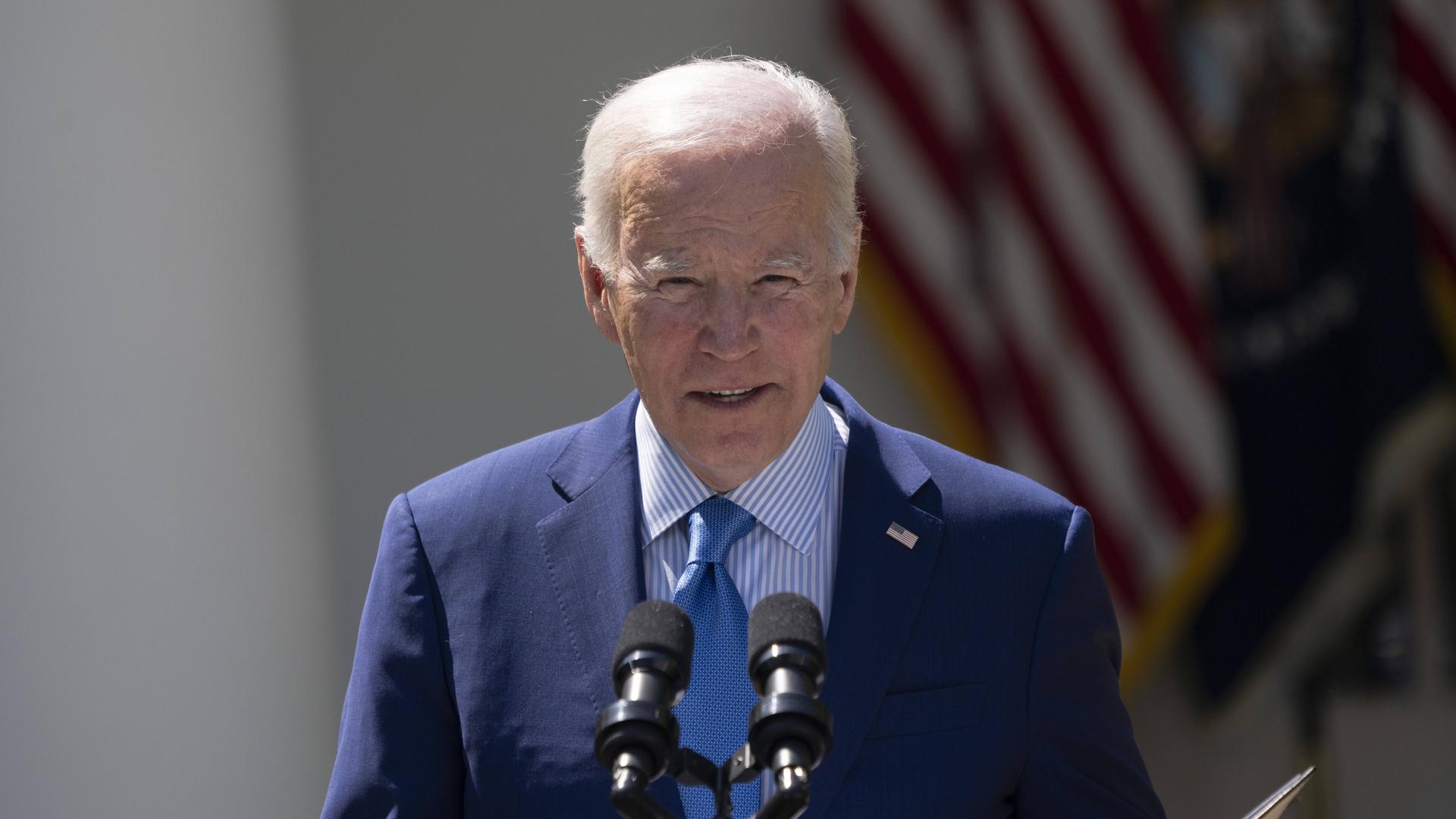 US-Präsident Joe Biden im Porträt.