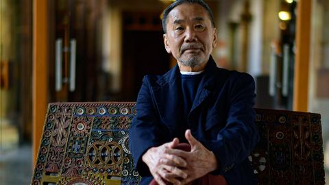 Der japanische Autor Haruki Murakami im Porträt