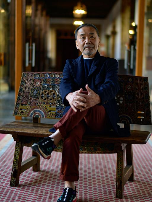 Der japanische Autor Haruki Murakami im Porträt