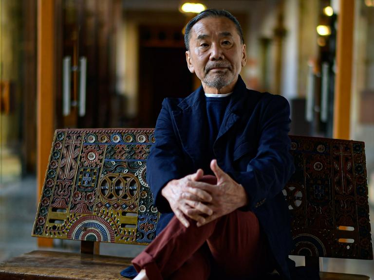 Der japanische Autor Haruki Murakami im Porträt