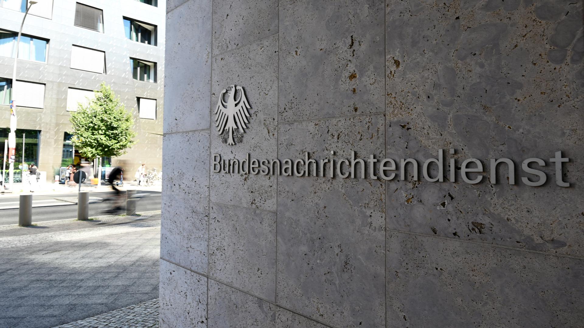 Das Gebäude des Bundesnachrichtendienstes (BND) ist zu sehen.