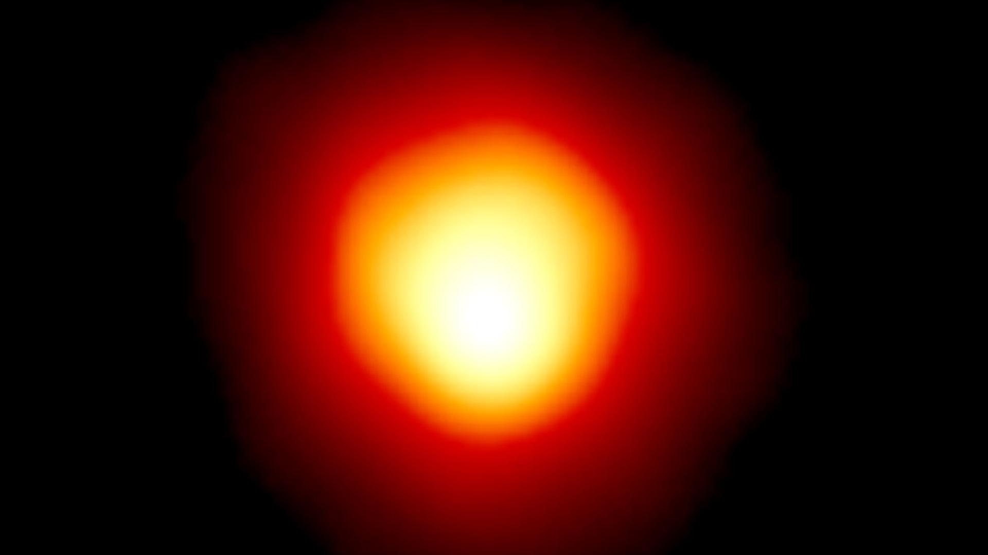 Eine Weltraumteleskop-Aufnahme zeigt den Stern Beteigeuze.
