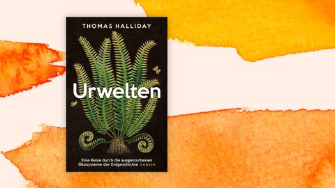 Das Cover zeigt die Illustration einer grünen urzeitlichen Pflanze auf schwarzem Grund. 