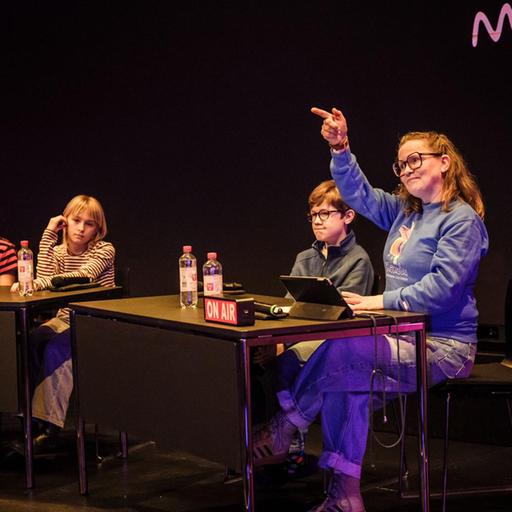 Patricia Pantel, Elsa, Lulu und Alex im Humboldt-Forum
