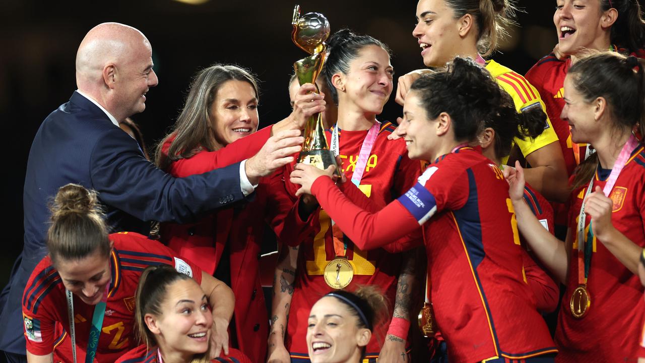 Die Spanierinnen haben die Fußball-Welt-Meisterschaft gewonnen