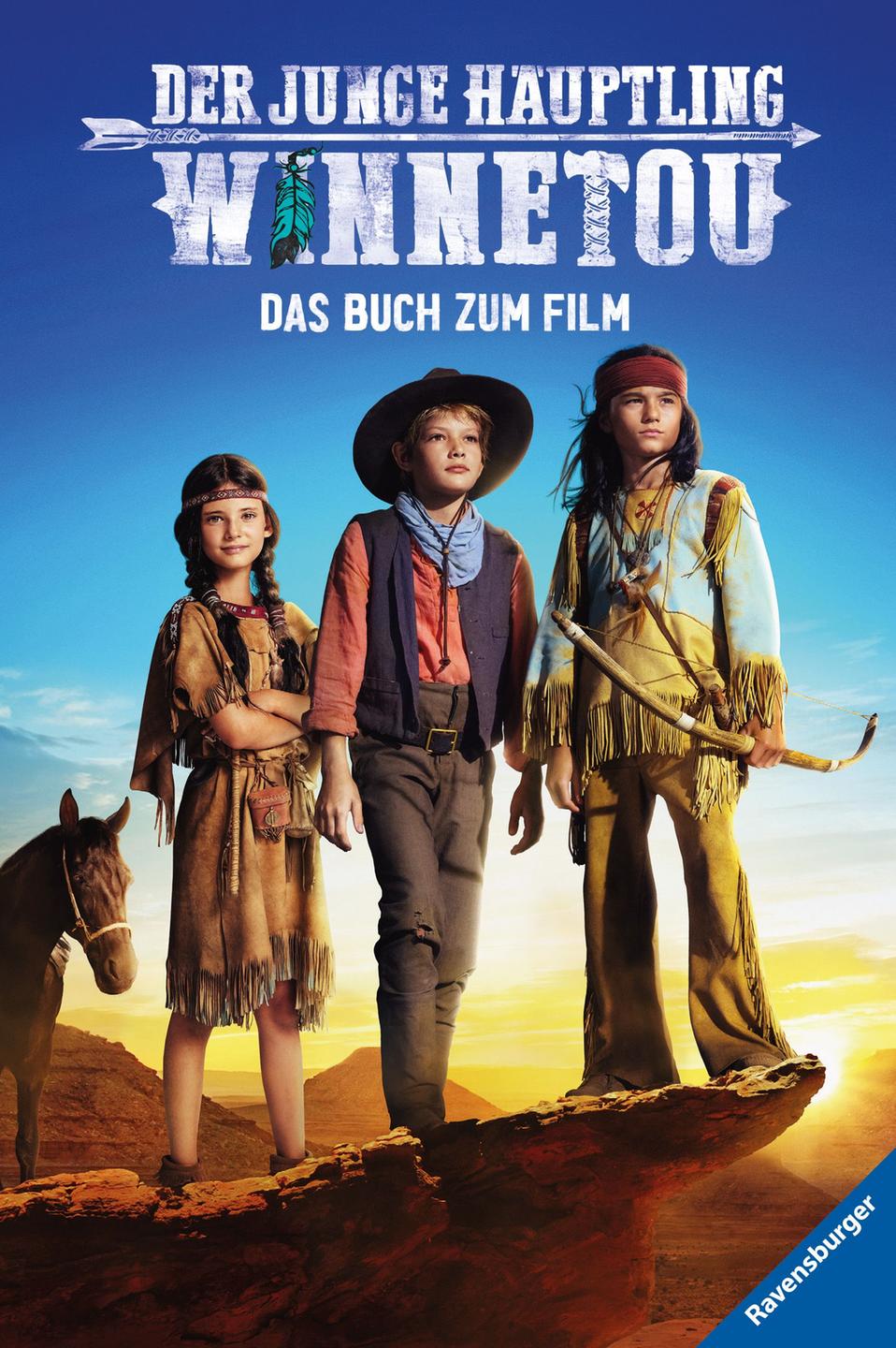 Das Cover des Buches "Der junge Häuptling Winnetou - Das Buch zum Film" aus dem Ravensburger Verlag.