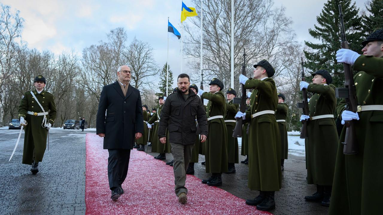 Estland - Selenskyj Zu Besuch In Tallinn