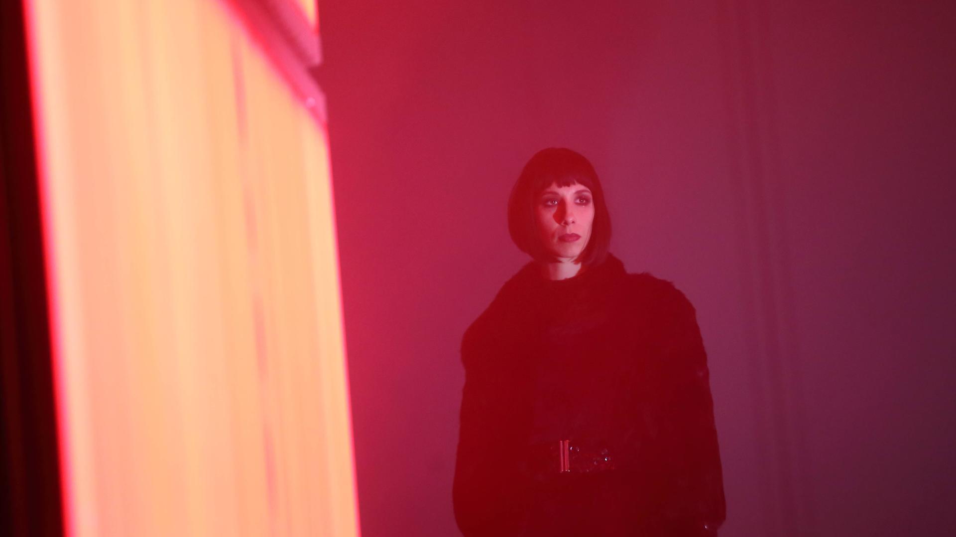 Linda Pöppel während der Fotoprobe zu Ulysses im Deutschen Theater Berlin im Januar 2018.  