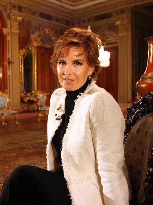 Berühmte türkische Schauspielerin und Filmstar Filiz Akin am 10. Dezember 2006 in Istanbul, Türkei. Sie ist eine der berühmtesten Schauspielerinnen in der Geschichte des türkischen Kinos.