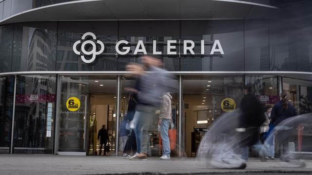 Eine Filiale von Galeria Karstadt Kaufhof auf der Frankfurter Zeil an der Hauptwache. 
