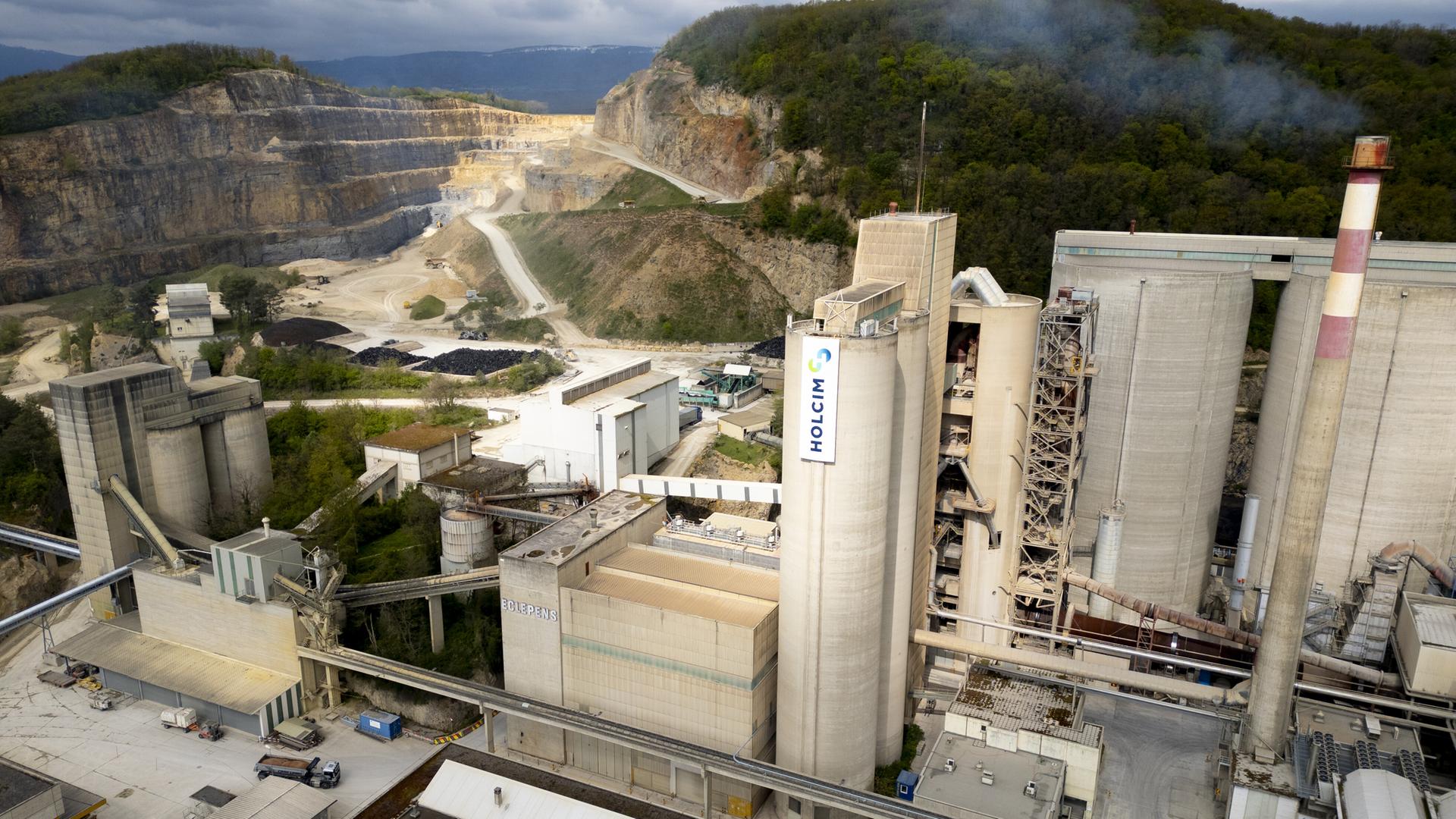 Die Zementgruppe Holcim in der Schweiz 