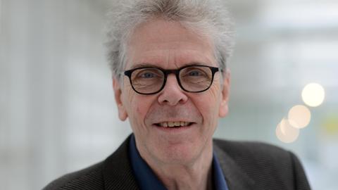 Porträt des Verlegers Heinrich von Berenberg auf der 66. Frankfurter Buchmesse in Frankfurt am Main.