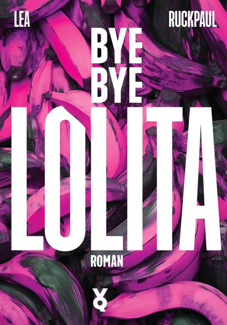 Cover des Romans "Bye Bye Lolita" von Lea Ruckpaul mit abstrakten Motiven.