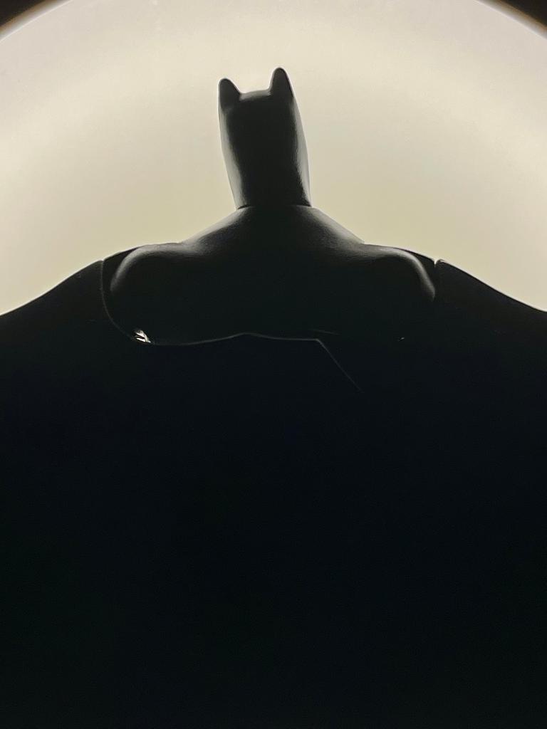 Silhouette der Superheldenfigur Batman