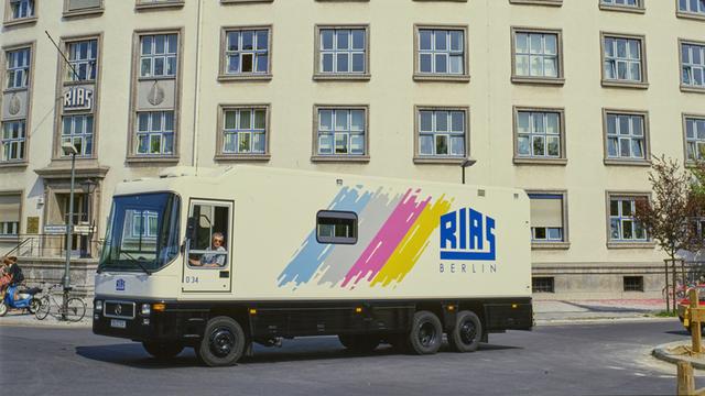 Das Berliner Funkhaus, aus dem das West-Berliner Radioprogramm RIAS bis zur Gründung von Deutschlandradio sendete.