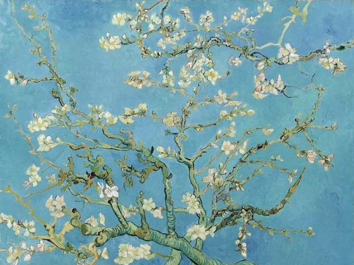 Das Gemälde "Mandelblüte" von Vincent van Gogh, entstanden um 1888. Es gehört dem Van Gogh Museum in Amsterdam.