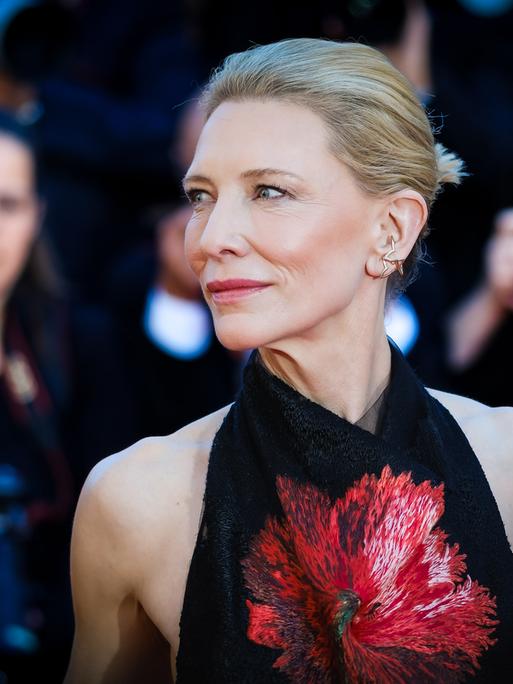 Cate Blanchett auf dem roten Teppich für „Garance“ während der 79. Filmfestspiele von Cannes am Sonntag, dem 17. Mai 2026, im Palais des Festivals in Cannes.