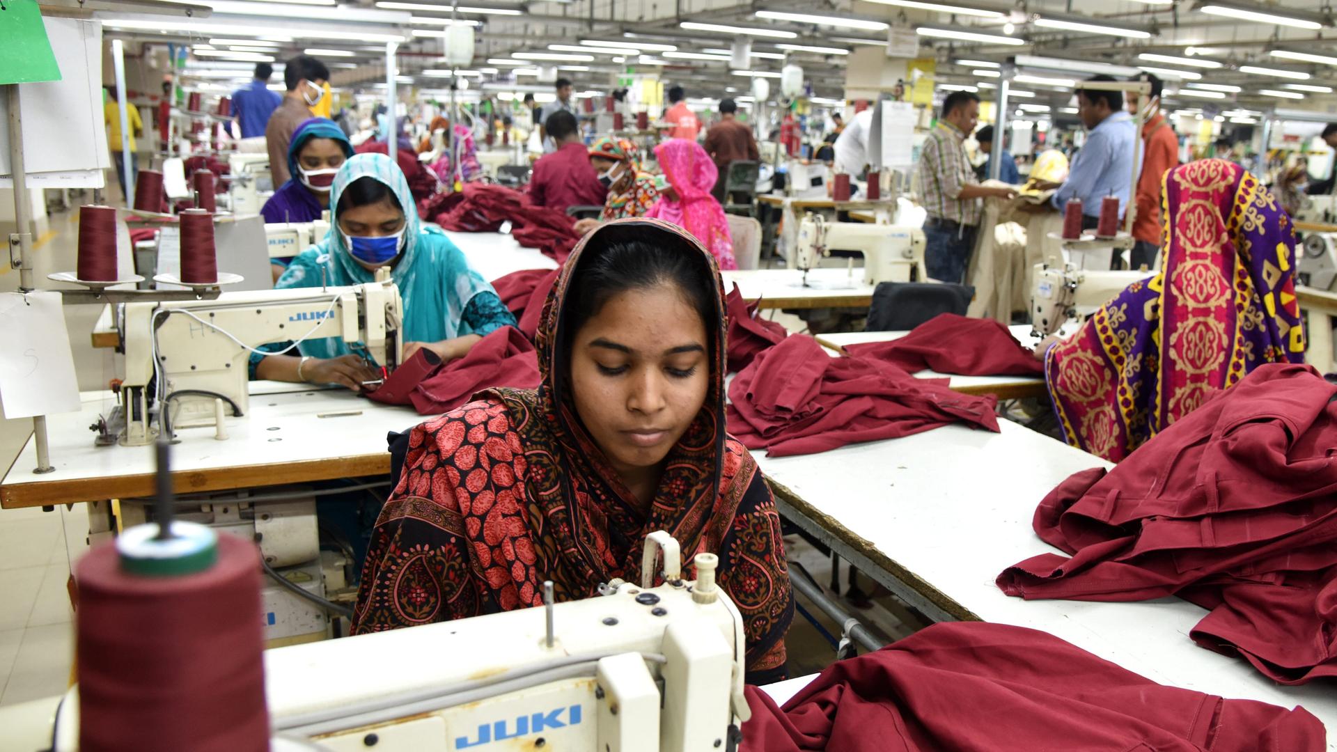Textilfabrik in Dhaka, Bangladesh