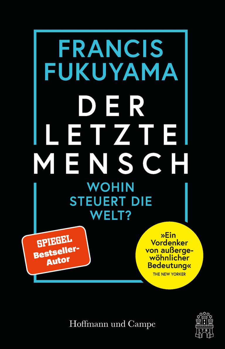 Zu sehen ist das Buchcover "Der letzte Mensch" von Francis Fukuyama