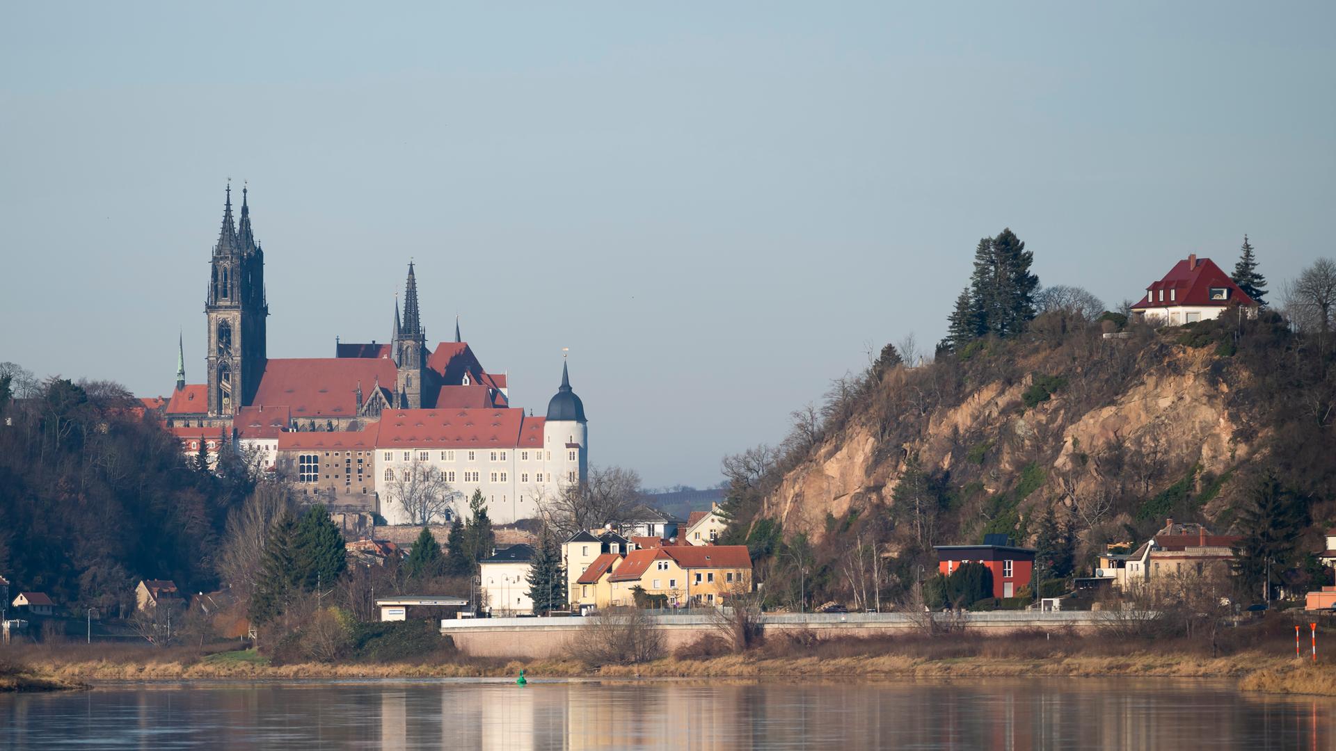 Blick auf den Meißner Dom auf der Albrechtsburg. Blick auf den Meißner Dom auf der Albrechtsburg.