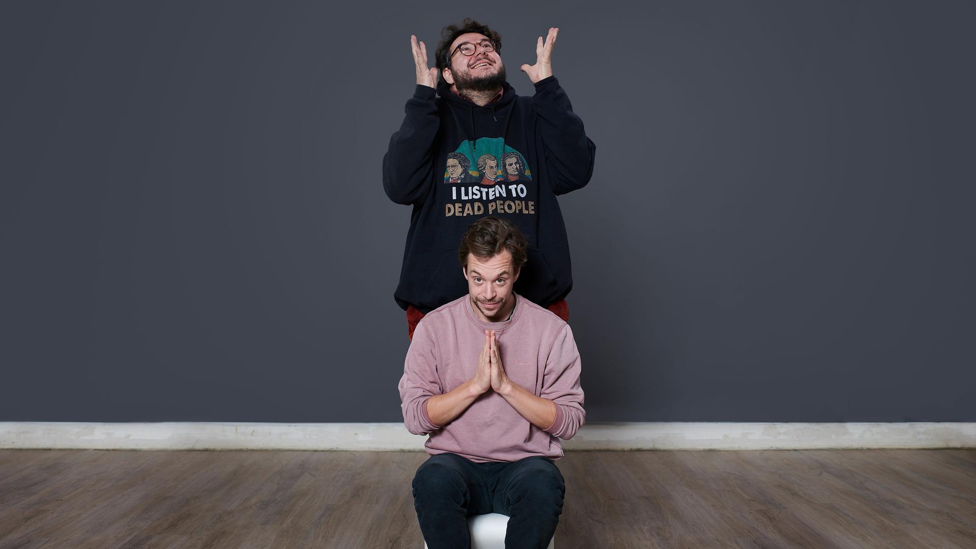 Axel Ranisch und Gastmoderator Tobias Krell Axel Ranisch und Gastmoderator Tobias Krell