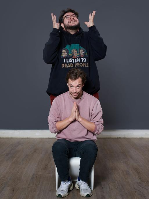 Axel Ranisch und Gastmoderator Tobias Krell