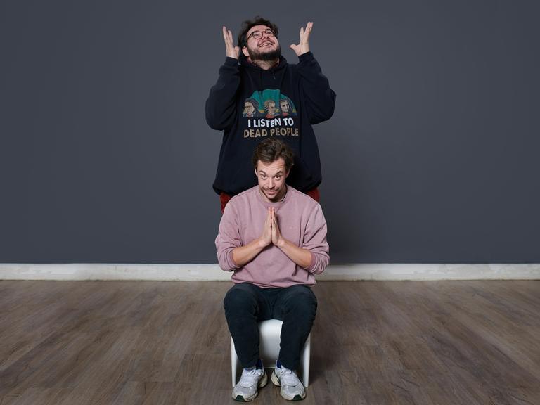 Axel Ranisch und Gastmoderator Tobias Krell