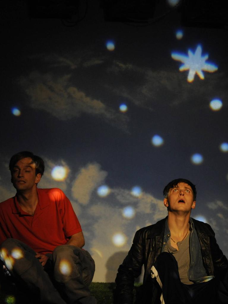 Generalprobe des Theaterstücks "Tschick" von Regisseur David Benjamin Brückel im Jahr 2012 in Saarbrücken.