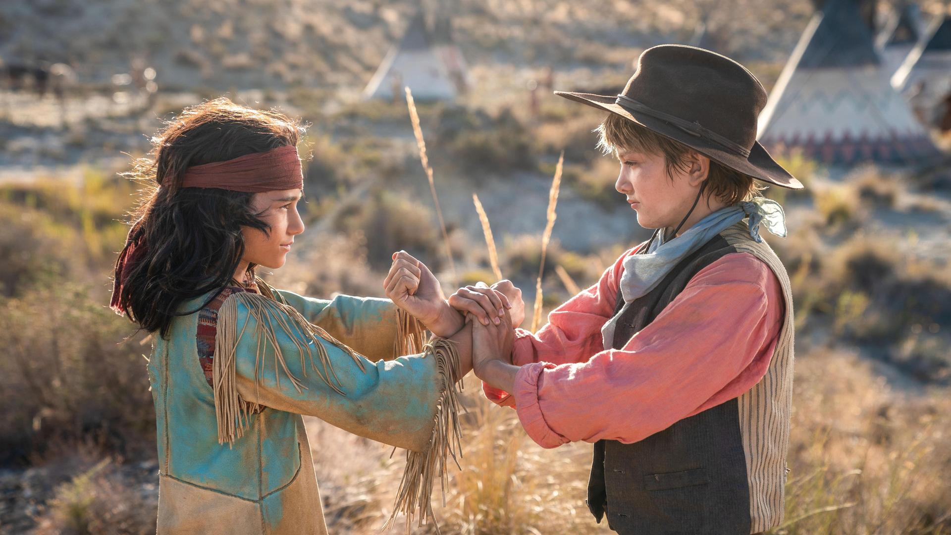 Filmstill aus "Der junge Häuptling Winnetou".