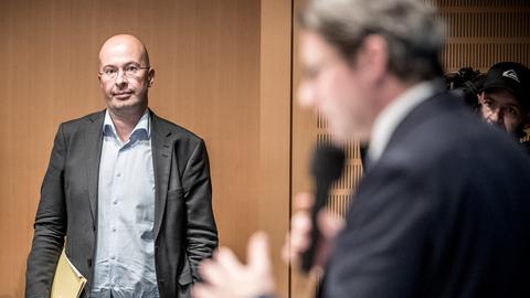 Bild mit Boss: Ex-Pressesprecher Wolfgang Ainetter (li.) mit seinem damaligen Chef Andreas Scheuer (CSU, re.). 
