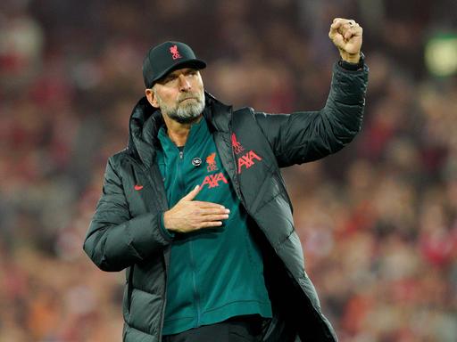 Liverpool-Trainer Jürgen Klopp wird den Verein auf eigenen Wunsch zum Saisonende verlassen (Archivfoto vom Oktober 2022).