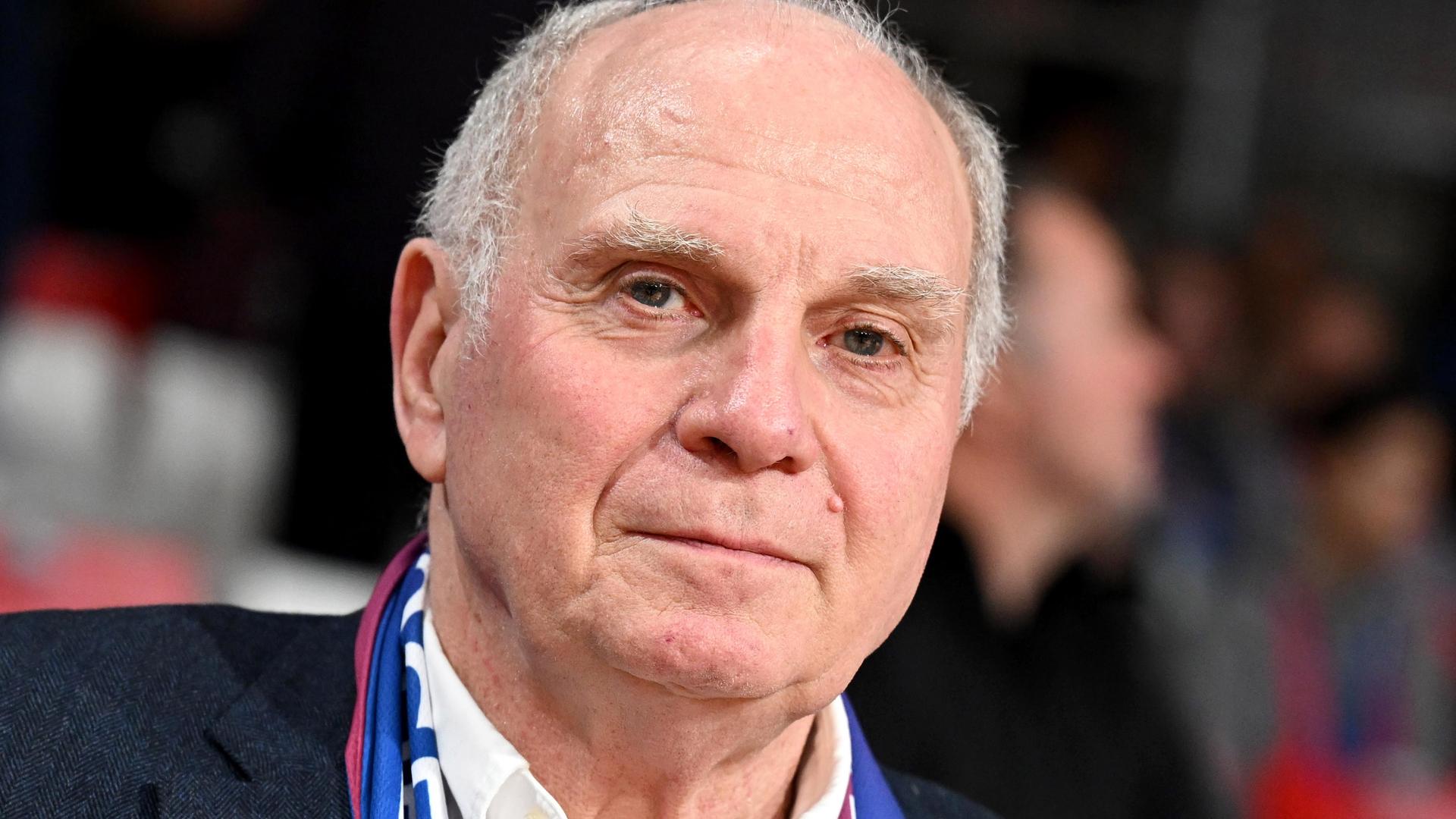 Uli Hoeneß, Ehrenpräsident des FC Bayern, im Portrait Uli Hoeneß, Ehrenpräsident des FC Bayern, im Portrait