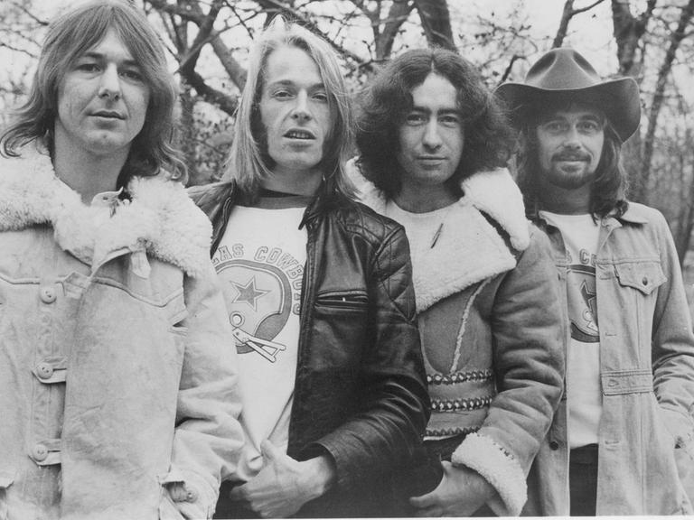 Die Band Bad Company mit ihren Mitgliedern: Boz Burrell, Simon Kirke, Mick Ralphs und Paul Rodgers (Archivbild).