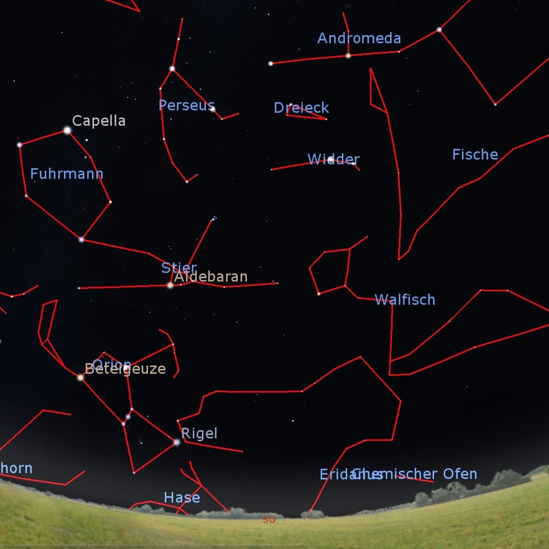 Lange Nächte - Der Sternenhimmel im November