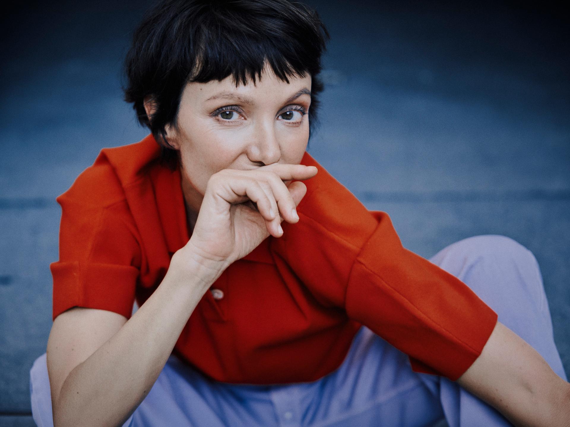 Porträt von der österreichischen Schauspielerin Julia Koschitz