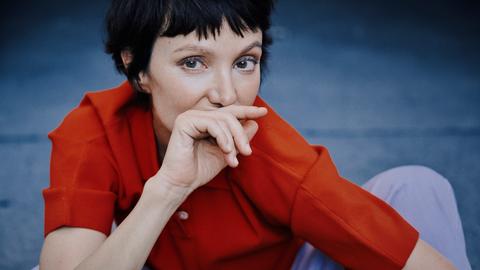Porträt von der österreichischen Schauspielerin Julia Koschitz Porträt von der österreichischen Schauspielerin Julia Koschitz