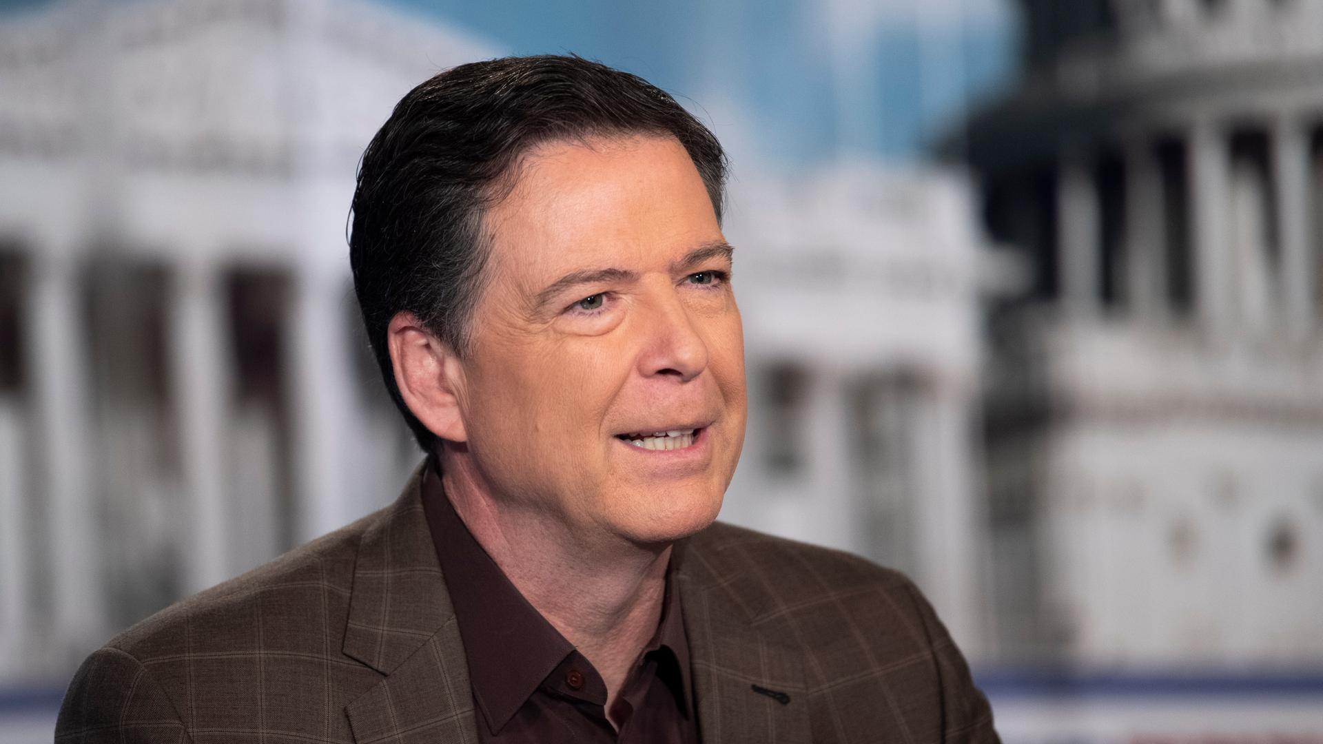 Der frühere FBI-Chef James Comey 2019 in der Talkshow "Fox News Sunday" 