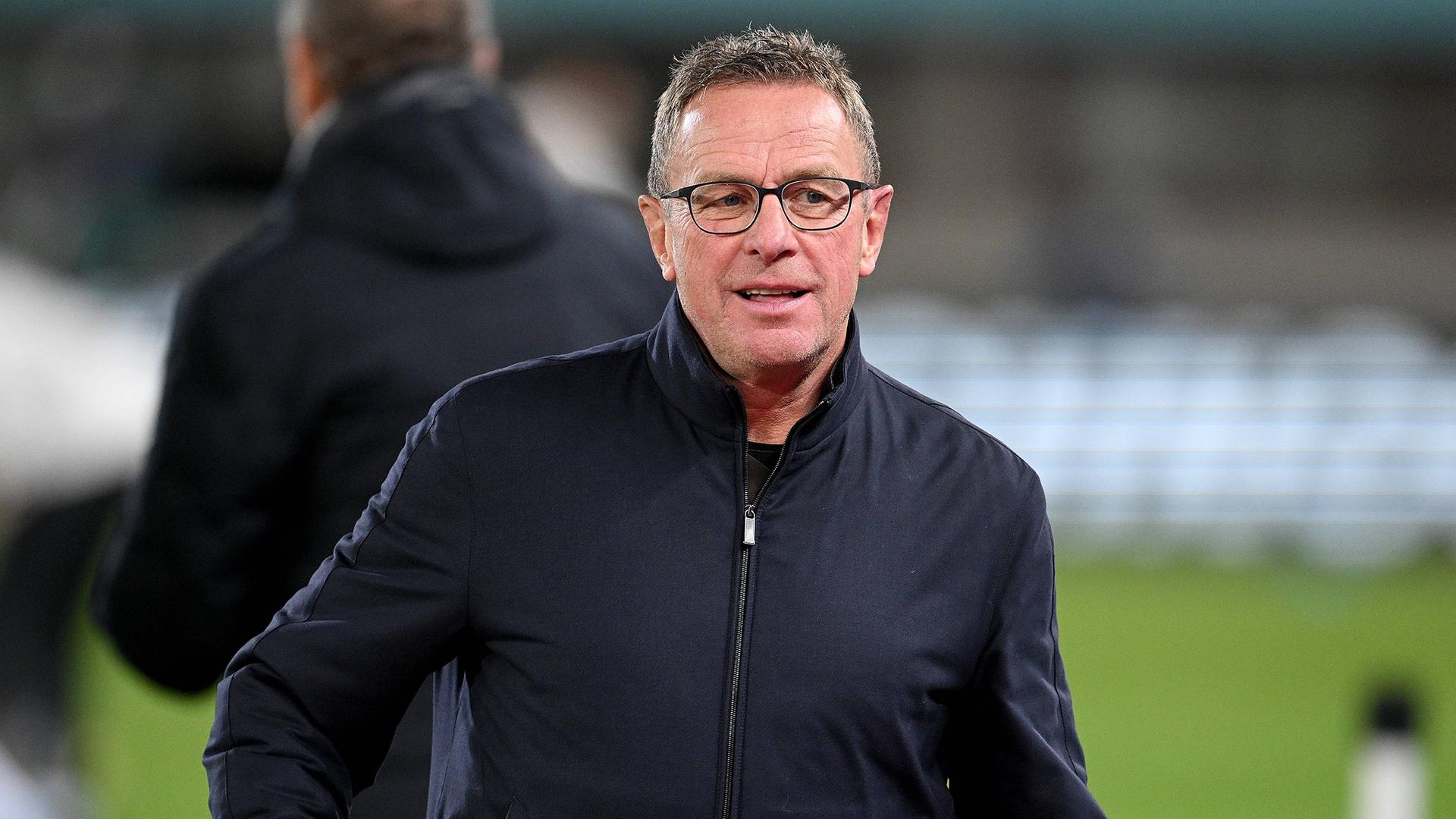 Zu sehen ist der Fußball-Trainer Ralf Rangnick.