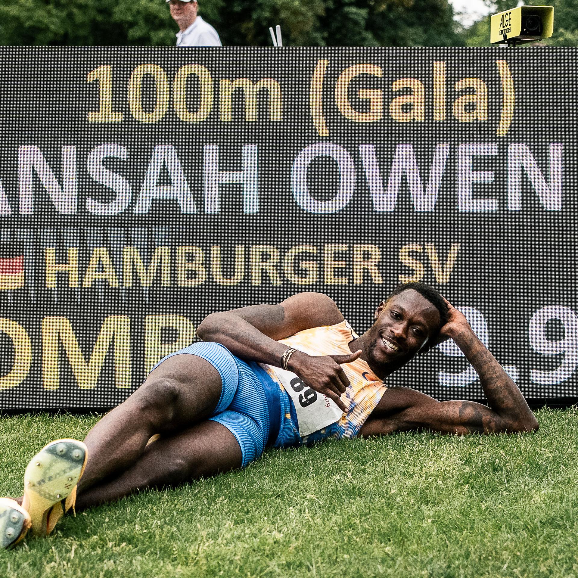 Leichtathletik - Owen Ansah stellt neuen deutschen Rekord über 100 Meter auf