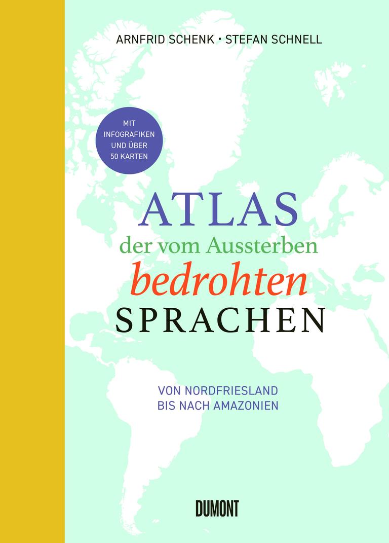 Buchcover "Atlas der vom Aussterben bedrohten Sprachen"