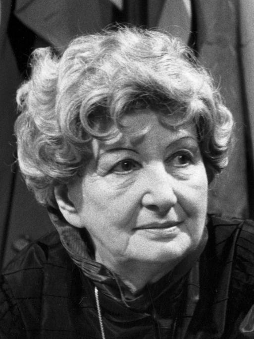 Die Schriftstellerin Irmgard Keun 1981 