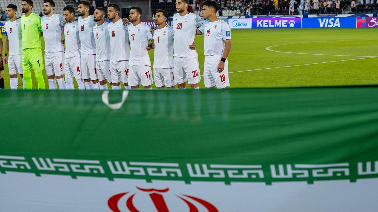 Irans Fußballnationalmannschaft vor einem Qualifikationsspiel der WM 2026