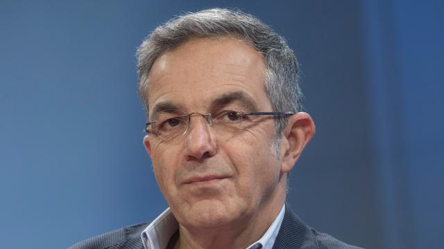 Der Schriftsteller Navid Kermani am 17. Oktober 2025 in Frankfurt bei der Buchmesse