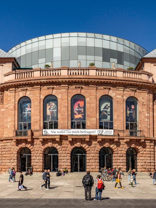 Das Staatstheater in Mainz, Rheinland-Pfalz. Das Staatstheater in Mainz, Rheinland-Pfalz.